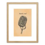 Βρες το Πίνακας Σε Κορνίζα ArteLibre Πλαστικό 'Rock On!' 35x45x1.8cm σε μοναδική τιμή στο clickforshop.gr
