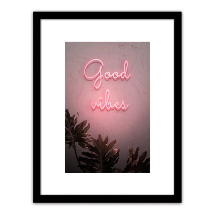 Βρες το Πίνακας Σε Κορνίζα ArteLibre Πλαστικό 'Good Vibes' 35x45x1.8cm σε μοναδική τιμή στο clickforshop.gr