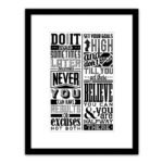 Βρες το Πίνακας Σε Κορνίζα ArteLibre Πλαστικό 'Quote' 35x45x1.8cm σε μοναδική τιμή στο clickforshop.gr