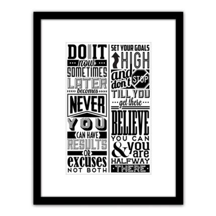 Βρες το Πίνακας Σε Κορνίζα ArteLibre Πλαστικό 'Quote' 35x45x1.8cm σε μοναδική τιμή στο clickforshop.gr