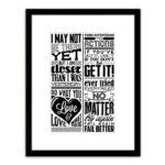 Βρες το Πίνακας Σε Κορνίζα ArteLibre Πλαστικό 'Quote' 35x45x1.8cm σε μοναδική τιμή στο clickforshop.gr