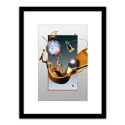 Βρες το Πίνακας Σε Κορνίζα ArteLibre Πλαστικό 'Abstract' 35x45x1.8cm σε μοναδική τιμή στο clickforshop.gr