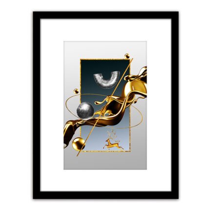 Βρες το Πίνακας Σε Κορνίζα ArteLibre Πλαστικό 'Abstract' 35x45x1.8cm σε μοναδική τιμή στο clickforshop.gr