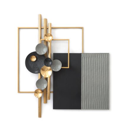 Βρες το Διακοσμητικό Τοίχου ArteLibre Γεωμετρικά Σχήματα Μέταλλο 94x83x10cm σε μοναδική τιμή στο clickforshop.gr