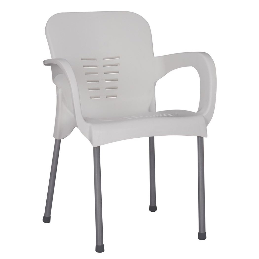 Καρέκλα Κήπου ArteLibre Eco Λευκό Ανακυκλωμένο PP 60x50x80cm Βρες το Καρέκλα Κήπου ArteLibre Eco Λευκό Ανακυκλωμένο PP 60x50x80cm σε μοναδική τιμή στο clickforshop.gr