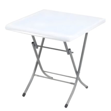 Βρες το Τραπέζι Κήπου Πτυσσόμενο Λευκό Μέταλλο/Πλαστικό 80x80x75cm σε μοναδική τιμή στο clickforshop.gr