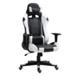 Βρες το Καρέκλα Γραφείου ArteLibre Gaming NAVAN Λευκό/Μαύρο PVC 68x53x122-131cm σε μοναδική τιμή στο clickforshop.gr