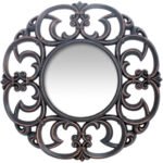 Βρες το Καθρέπτης Τοίχου ArteLibre Μαύρο Πλαστικό Φ45.7x4.6cm σε μοναδική τιμή στο clickforshop.gr