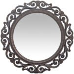 Βρες το Καθρέπτης Τοίχου ArteLibre Μαύρο Πλαστικό Φ58.4x5.5cm σε μοναδική τιμή στο clickforshop.gr