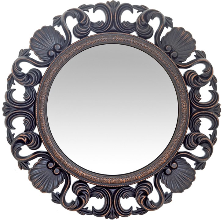 Βρες το Καθρέπτης Τοίχου ArteLibre Μαύρο Πλαστικό Φ56x4.8cm σε μοναδική τιμή στο clickforshop.gr