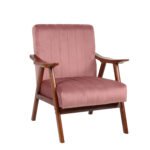 Βρες το Πολυθρόνα ArteLibre KILADRA Σάπιο Μήλο Βελούδο/Ξύλο 74x70x87cm σε μοναδική τιμή στο clickforshop.gr