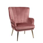 Βρες το Πολυθρόνα ArteLibre KOLDENREE Σάπιο Μήλο Βελούδο/Μέταλλο/Ξύλο 74x72x91cm σε μοναδική τιμή στο clickforshop.gr