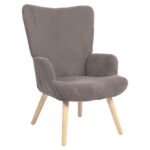 Βρες το Πολυθρόνα ArteLibre LIRA Γκρι Ύφασμα Κοτλέ/Ξύλο 94.5x64x70.5cm σε μοναδική τιμή στο clickforshop.gr