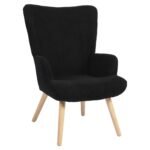 Βρες το Πολυθρόνα ArteLibre LIRA Μαύρο Ύφασμα Κοτλέ/Ξύλο 94.5x64x70.5cm σε μοναδική τιμή στο clickforshop.gr