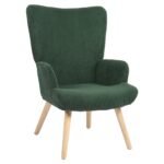 Βρες το Πολυθρόνα ArteLibre LIRA Πράσινο Ύφασμα Κοτλέ/Ξύλο 94.5x64x70.5cm σε μοναδική τιμή στο clickforshop.gr