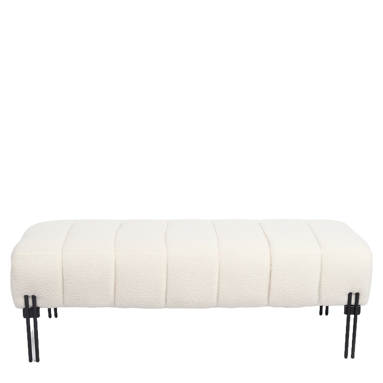Παγκάκι Ottoman ArteLibre KUBO Λευκό Ύφασμα Teddy/Μέταλλο 40x116.5x50cm Βρες το Παγκάκι Ottoman ArteLibre KUBO Λευκό Ύφασμα Teddy/Μέταλλο 40x116.5x50cm σε μοναδική τιμή στο clickforshop.gr