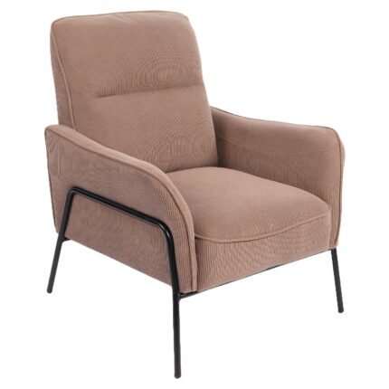 Βρες το Πολυθρόνα ArteLibre ELAN Taupe Ύφασμα Κοτλέ/Μέταλλο 94x77x82cm σε μοναδική τιμή στο clickforshop.gr