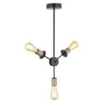 Βρες το Φωτιστικό Κρεμαστό ArteLibre AKA Τρίφωτο Αντικέ/Μαύρο Μέταλλο 35x52cm σε μοναδική τιμή στο clickforshop.gr