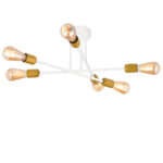 Βρες το Φωτιστικό Κρεμαστό ArteLibre OCTO Πολύφωτο Λευκό/Χρυσό Μέταλλο 55x23cm σε μοναδική τιμή στο clickforshop.gr