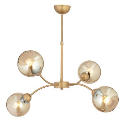 Βρες το Φωτιστικό Κρεμαστό ArteLibre ECV Πολύφωτο Αντικέ/Μελί Μέταλλο/Γυαλί 75x60cm σε μοναδική τιμή στο clickforshop.gr