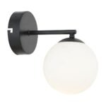 Βρες το Φωτιστικό Τοίχου ArteLibre ELV Μαύρο/Λευκό Μέταλλο/Γυαλί 15x17cm σε μοναδική τιμή στο clickforshop.gr