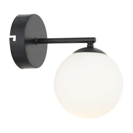 Βρες το Φωτιστικό Τοίχου ArteLibre ELV Μαύρο/Λευκό Μέταλλο/Γυαλί 15x17cm σε μοναδική τιμή στο clickforshop.gr