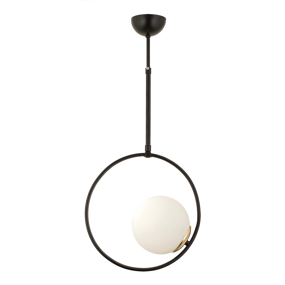 Φωτιστικό Κρεμαστό ArteLibre ER Μαύρο/Λευκό Μέταλλο/Γυαλί 30x70cm Βρες το Φωτιστικό Κρεμαστό ArteLibre ER Μαύρο/Λευκό Μέταλλο/Γυαλί 30x70cm σε μοναδική τιμή στο clickforshop.gr