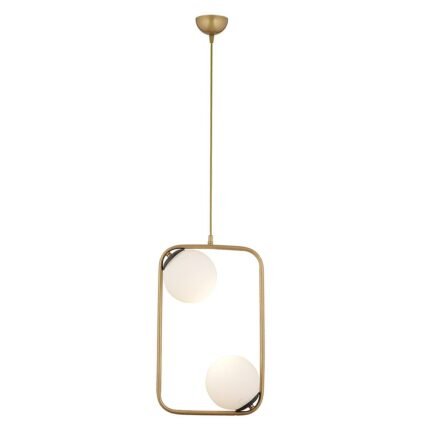 Βρες το Φωτιστικό Κρεμαστό ArteLibre DRE Αντικέ/Λευκό Μέταλλο/Γυαλί 40x90cm σε μοναδική τιμή στο clickforshop.gr