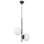 Βρες το Φωτιστικό Κρεμαστό ArteLibre MALI Μαύρο/Λευκό Μέταλλο/Γυαλί 35x60cm σε μοναδική τιμή στο clickforshop.gr