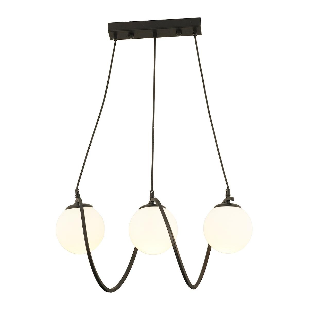 Φωτιστικό Κρεμαστό ArteLibre JAR Τρίφωτο Μαύρο/Λευκό Μέταλλο/Γυαλί 60x85cm Βρες το Φωτιστικό Κρεμαστό ArteLibre JAR Τρίφωτο Μαύρο/Λευκό Μέταλλο/Γυαλί 60x85cm σε μοναδική τιμή στο clickforshop.gr