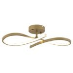 Βρες το Φωτιστικό Οροφής LED ArteLibre AURIGA Χρυσό Μέταλλο 52x11cm σε μοναδική τιμή στο clickforshop.gr