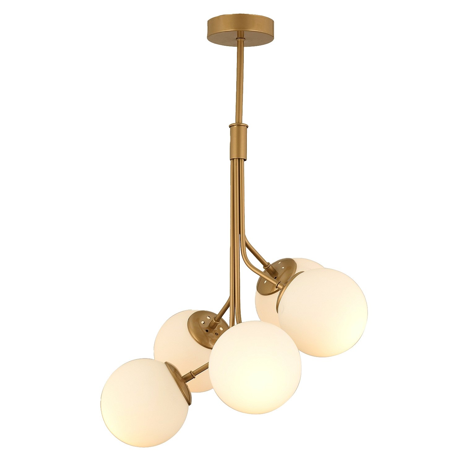 Φωτιστικό Κρεμαστό ArteLibre MENSA Πεντάφωτο Χρυσό/Λευκό Μέταλλο/Γυαλί 50x80cm Βρες το Φωτιστικό Κρεμαστό ArteLibre MENSA Πεντάφωτο Χρυσό/Λευκό Μέταλλο/Γυαλί 50x80cm σε μοναδική τιμή στο clickforshop.gr