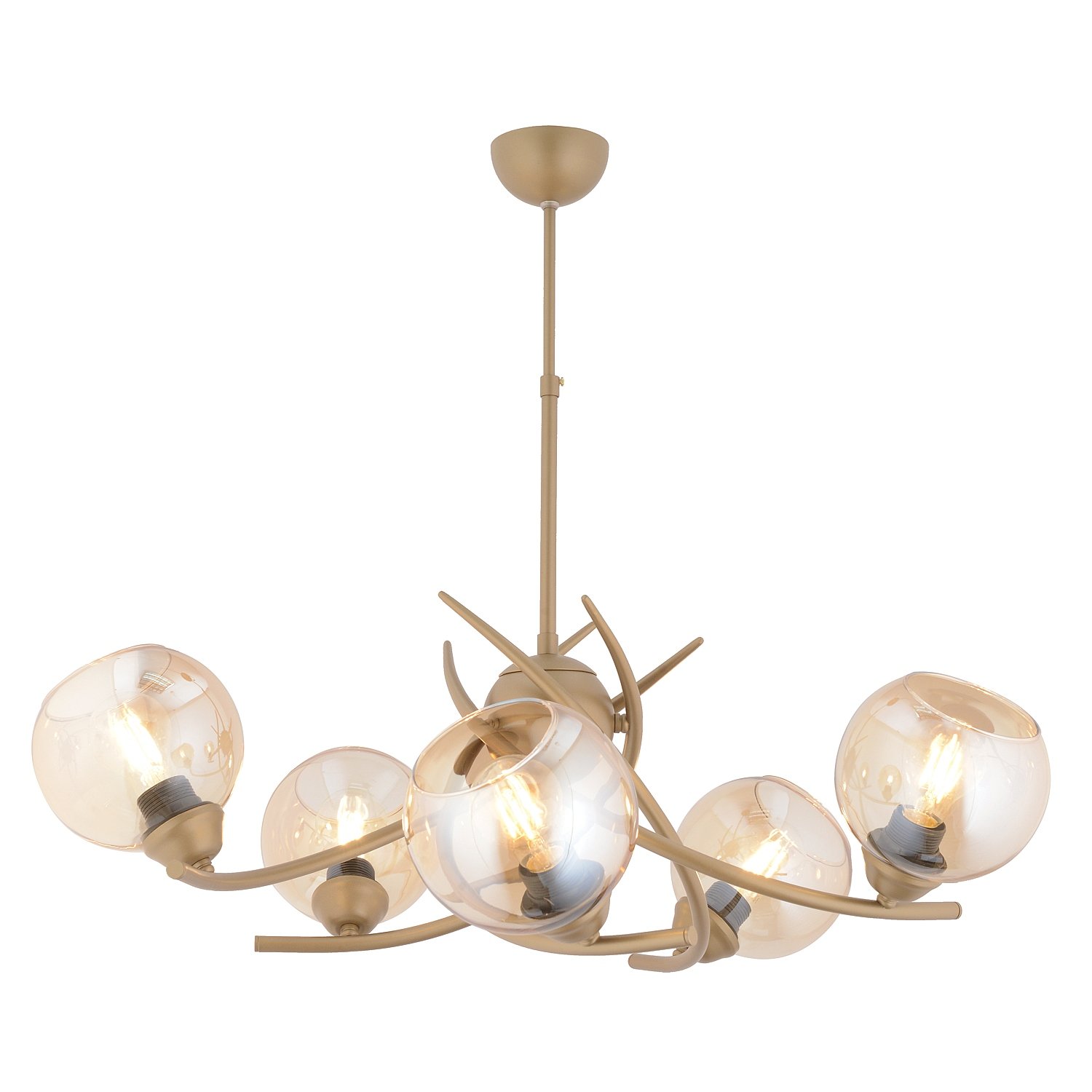 Φωτιστικό Κρεμαστό ArteLibre OCTANS Πεντάφωτο Χρυσό/Μελί Μέταλλο/Γυαλί 72x60cm Βρες το Φωτιστικό Κρεμαστό ArteLibre OCTANS Πεντάφωτο Χρυσό/Μελί Μέταλλο/Γυαλί 72x60cm σε μοναδική τιμή στο clickforshop.gr