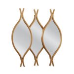 Βρες το Καθρέπτης Τοίχου ArteLibre AMRAS Χρυσό Μέταλλο/Γυαλί 31.5x3x33cm σε μοναδική τιμή στο clickforshop.gr