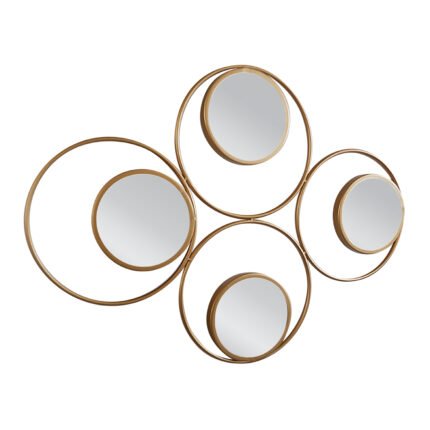 Βρες το Καθρέπτης Τοίχου ArteLibre AMROTH Χρυσό Μέταλλο/Γυαλί 65x3x90cm σε μοναδική τιμή στο clickforshop.gr