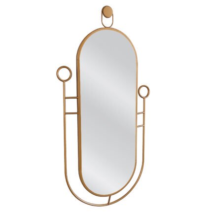 Βρες το Καθρέπτης Τοίχου ArteLibre ANGBOR Χρυσό Μέταλλο/Γυαλί 65x2x100cm σε μοναδική τιμή στο clickforshop.gr
