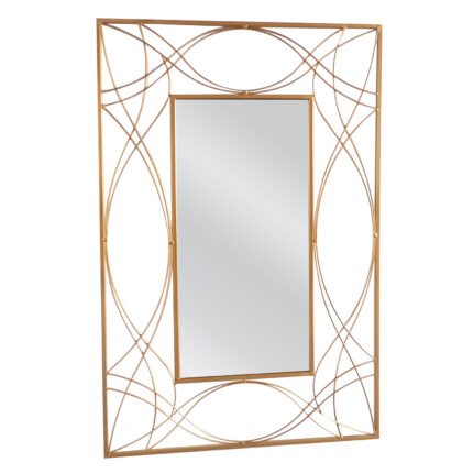 Βρες το Καθρέπτης Τοίχου ArteLibre ASGON Χρυσό Μέταλλο/Γυαλί 90x1.5x60cm σε μοναδική τιμή στο clickforshop.gr