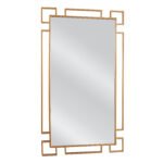 Βρες το Καθρέπτης Τοίχου ArteLibre BELDIR Χρυσό Μέταλλο/Γυαλί 100x1.5x55cm σε μοναδική τιμή στο clickforshop.gr