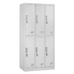 Βρες το Φοριαμός ArteLibre 6 Θέσεων EARNIL Ανοιχτό Γκρι Μέταλλο 90x45x185cm σε μοναδική τιμή στο clickforshop.gr