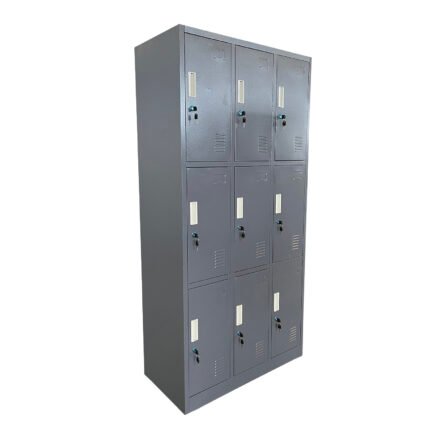 Βρες το Φοριαμός ArteLibre 9 Θέσεων EARNUR Σκούρο Γκρι Μέταλλο 90x45x185cm σε μοναδική τιμή στο clickforshop.gr