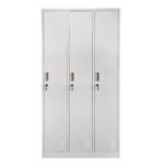 Βρες το Ντουλάπα Τρίφυλλη ArteLibre EARWEN Ανοιχτό Γκρι Μέταλλο 90x45x185cm σε μοναδική τιμή στο clickforshop.gr