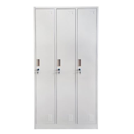 Βρες το Ντουλάπα Τρίφυλλη ArteLibre EARWEN Ανοιχτό Γκρι Μέταλλο 90x45x185cm σε μοναδική τιμή στο clickforshop.gr