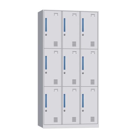 Βρες το Φοριαμός ArteLibre 9 Θέσεων ELDAR Ανοιχτό Γκρι Μέταλλο 90x45x185cm σε μοναδική τιμή στο clickforshop.gr