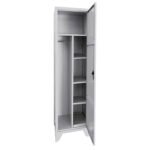 Φοριαμός ArteLibre IKORIN Ανοιχτό Γκρι Μέταλλο 50x50x185cm - Image 2