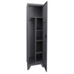 Φοριαμός ArteLibre IKORIN Σκούρο Γκρι Μέταλλο 50x50x185cm - Image 2