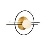 Βρες το Φωτιστικό Τοίχου ArteLibre LECO Μαύρο/Χρυσό Μέταλλο/Αλουμίνιο 59x35x16cm σε μοναδική τιμή στο clickforshop.gr