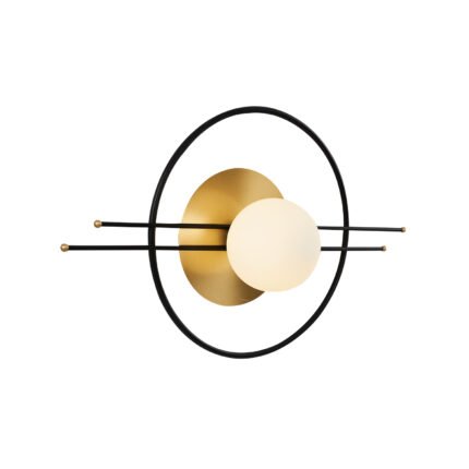 Βρες το Φωτιστικό Τοίχου ArteLibre LECO Μαύρο/Χρυσό Μέταλλο/Αλουμίνιο 59x35x16cm σε μοναδική τιμή στο clickforshop.gr
