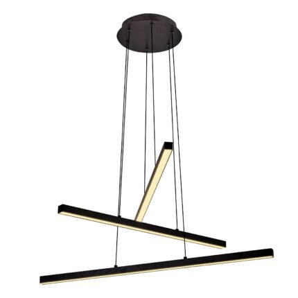 Βρες το Φωτιστικό Κρεμαστό ArteLibre MOSETEN Τρίφωτο Μαύρο Μέταλλο/Αλουμίνιο 66x120cm σε μοναδική τιμή στο clickforshop.gr