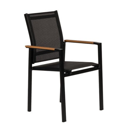 Βρες το Πολυθρόνα Κήπου ArteLibre KALANDULA Μαύρο/Καρυδί Αλουμίνιο/Ύφασμα 40x47x91cm σε μοναδική τιμή στο clickforshop.gr