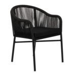 Βρες το Πολυθρόνα Κήπου ArteLibre KAGERA Μαύρο Αλουμίνιο/Rattan 45x42x84cm σε μοναδική τιμή στο clickforshop.gr